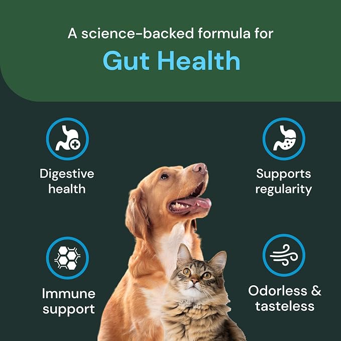 VetriScience Veterinary Strength Gut Health Powder, 60 Servings