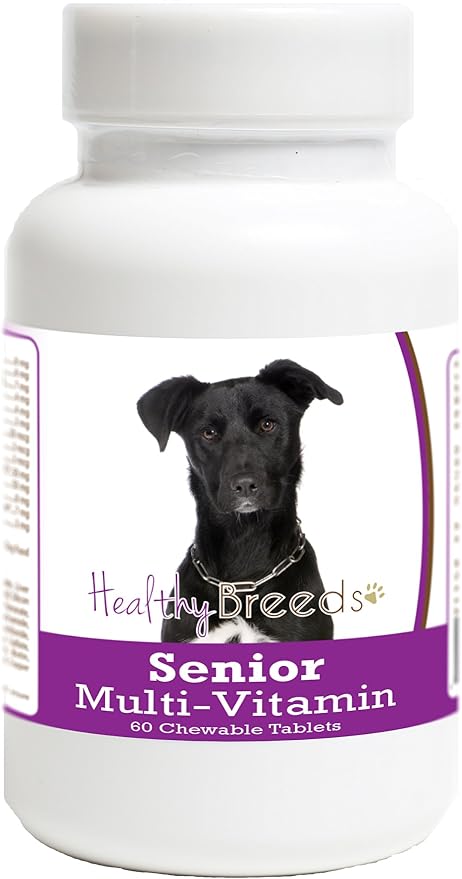 Healthy Breeds Mutt Senior Dog Multivitamin Tablets 60 Count
