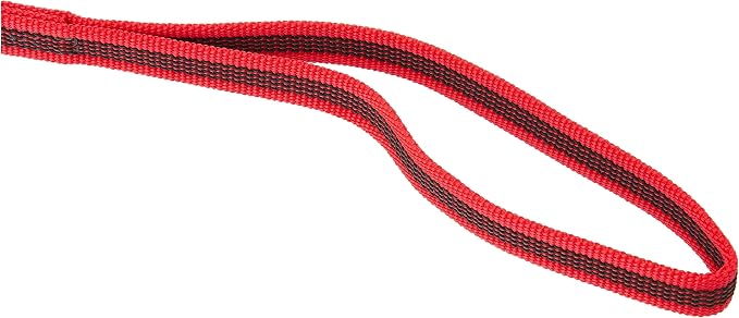Julius-K9 218GM-R-S1 Color & Gray Super-Grip Leash with Handle, 14 mm x 1 m, Red-Gray