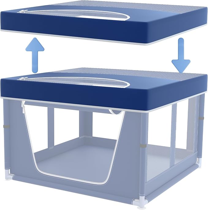 Puppy Playpen Cover, Suitable for 42x42 Dog Playpen, Used to Prevent Pets from Escaping, (Contains Only Cover)