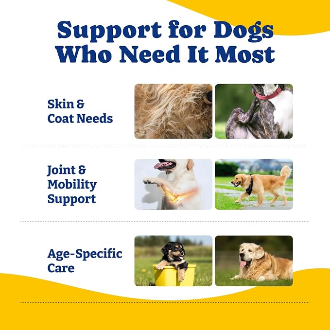 Collagen for Dogs, Soft Chews for Hip, Joint, Skin & Coat Supplement