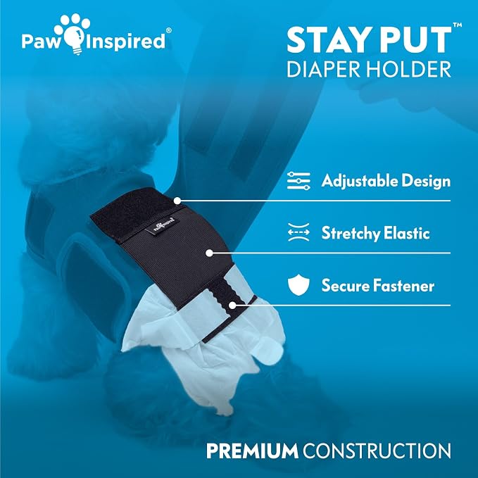Paw Inspired Stay Put Dog Diaper Holder
