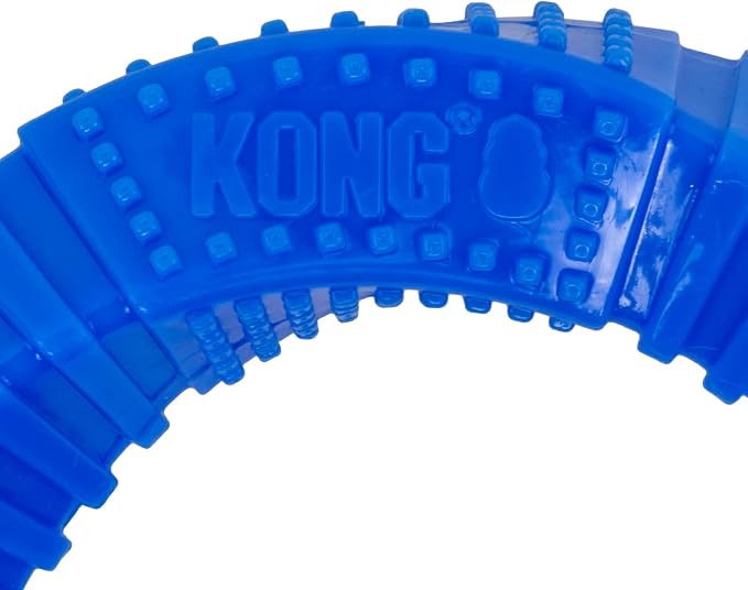KONG CoreStrength Dog Toy – Ring – Durable Tough Chew Toy for Medium & Large Dogs – Textured Dental Chew for Teeth & Gums – Fetch & Interactive Play