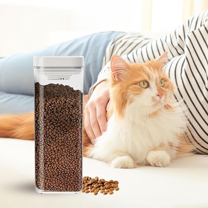 Dog Food Storage Container Sealing Vacuum Leakproof Safe, Multicolor