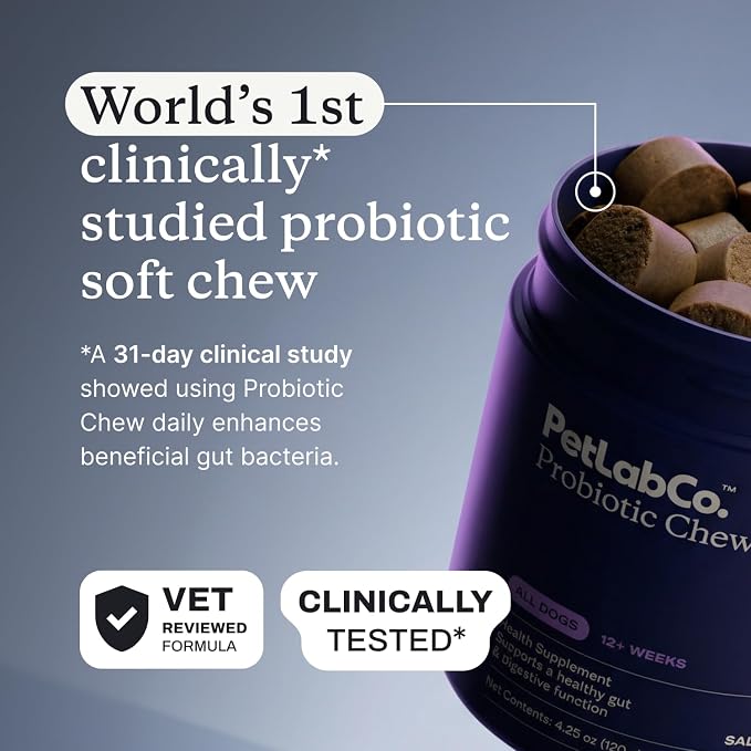 PetLab Co. Probiotic Chews for Dogs - Salmon, 30ct, 2-Pack