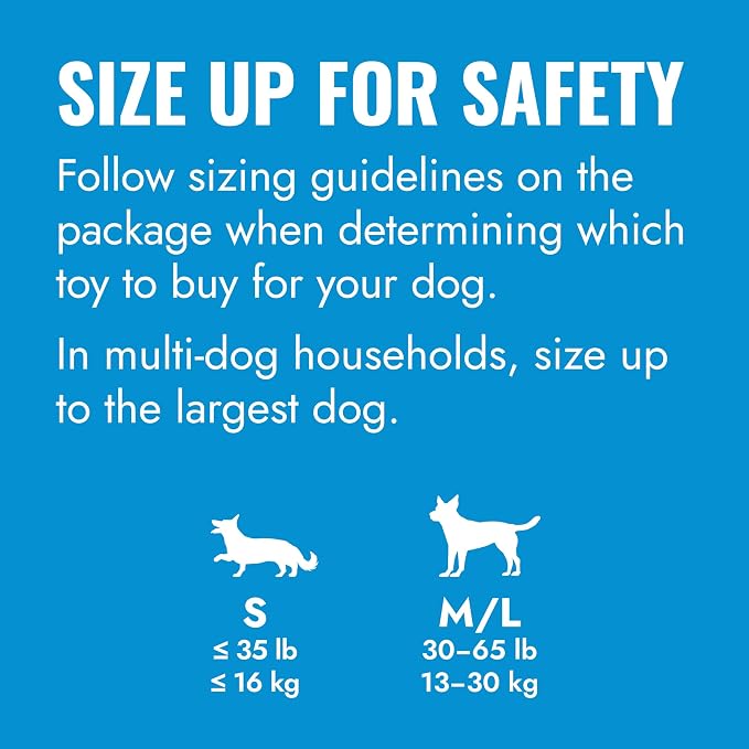 KONG Puppy Ball with Hole, Natural Rubber Teething Toy, Small Puppies, Blue | Soft & Durable Activity Ball That Supports Healthy Exercise, Interactive Play & Natural Teething for Puppies