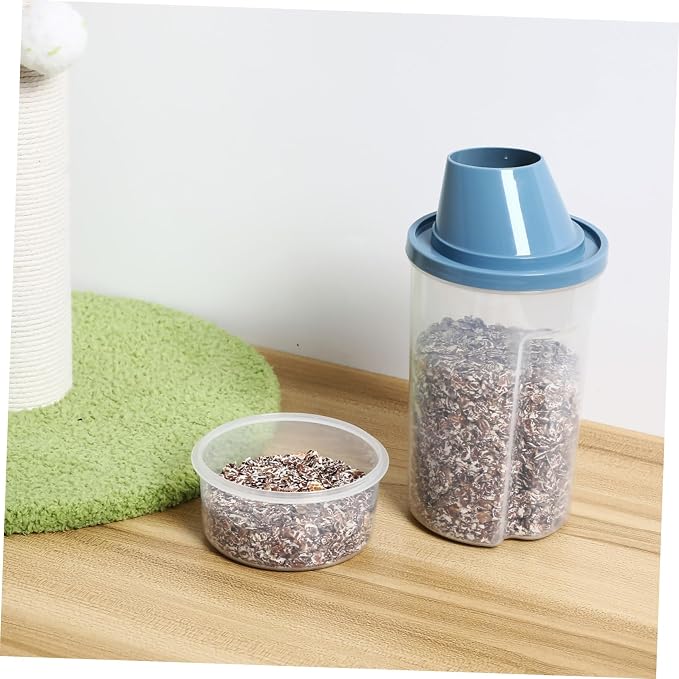 Milisten Cat and Dog Food Storage Bins Airtight Pet Food Container Easy Dispensing for Freshness and Convenience