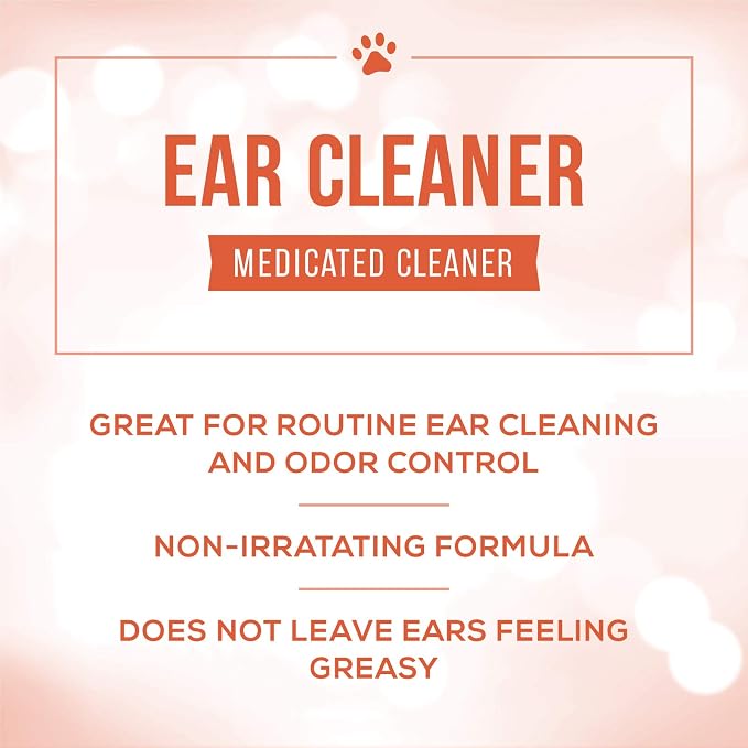 Nature's Specialties Dog Ear Cleaner Medicated Solution, 4 oz