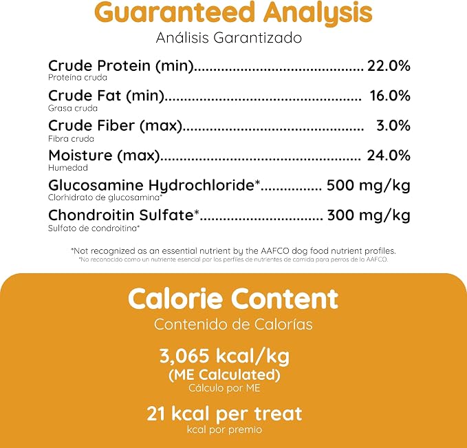 Café Nara Jerky Squares for Dogs, Hip & Joint Support, 5 oz
