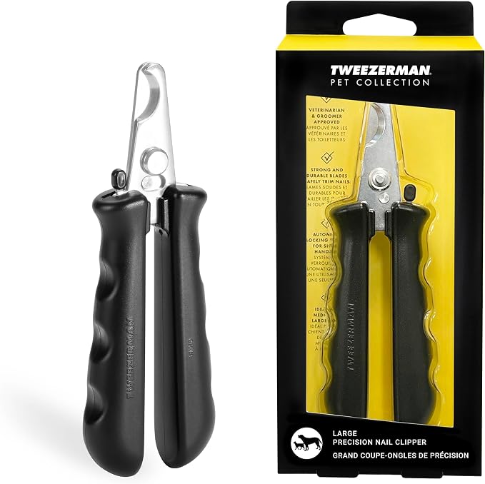 Tweezerman Large Dog & Cat Nail Clippers, Ergonomic