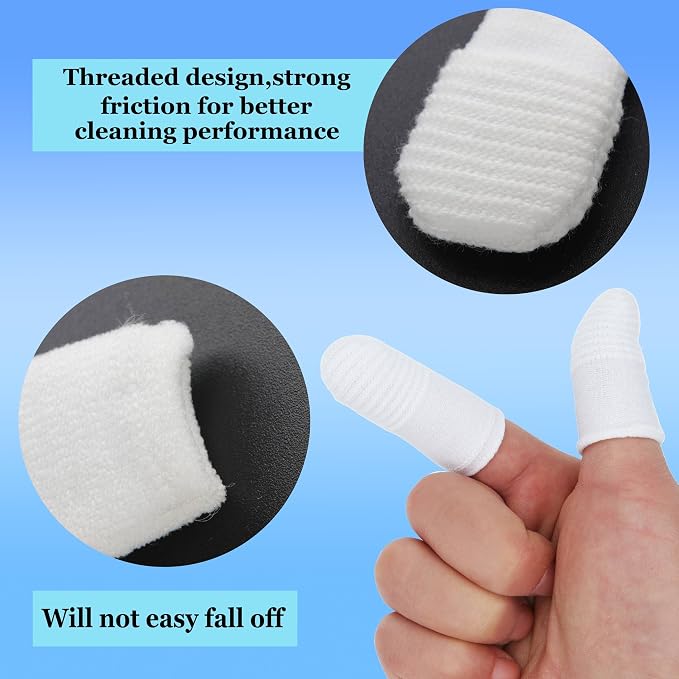 30 PCS Dog & Cat Toothbrush - Washable, Comfortable & Durable 2 Finger Toothbrush Set