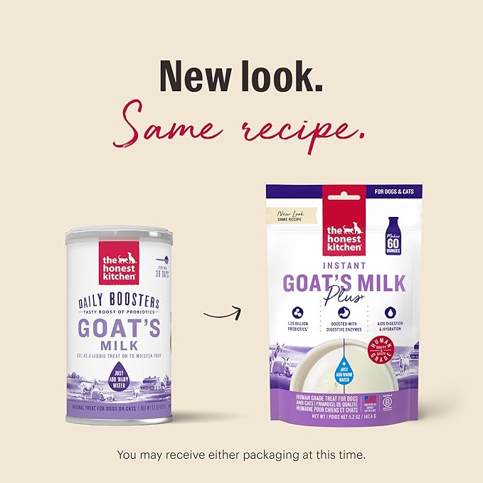 Honest Kitchen Instant Goat's Milk with Probiotics - 5.2 oz