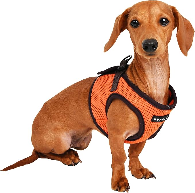 Puppia Soft Vest Harness B II - Orange - L