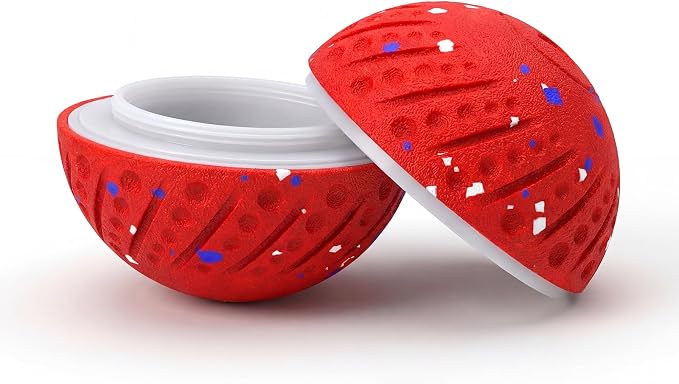 Interactive Dog Ball Replacement Shell for Small Medium Dogs (Only Red Shell)