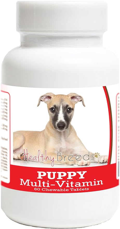 Healthy Breeds Whippet Puppy Dog Multivitamin Tablet 60 Count