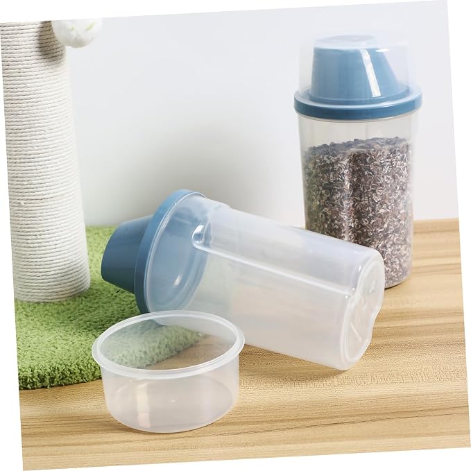 Milisten Cat and Dog Food Storage Bins Airtight Pet Food Container Easy Dispensing for Freshness and Convenience