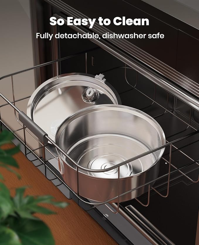 oneisall Dog Water Fountain,7L/230oz Pet Fountain Stainless Steel with Visual Water Level,Ultra-Quiet Water Bowl with 5-Stage Filtration for Large/Medium Dogs,Dispenser for Living Room Kitchen