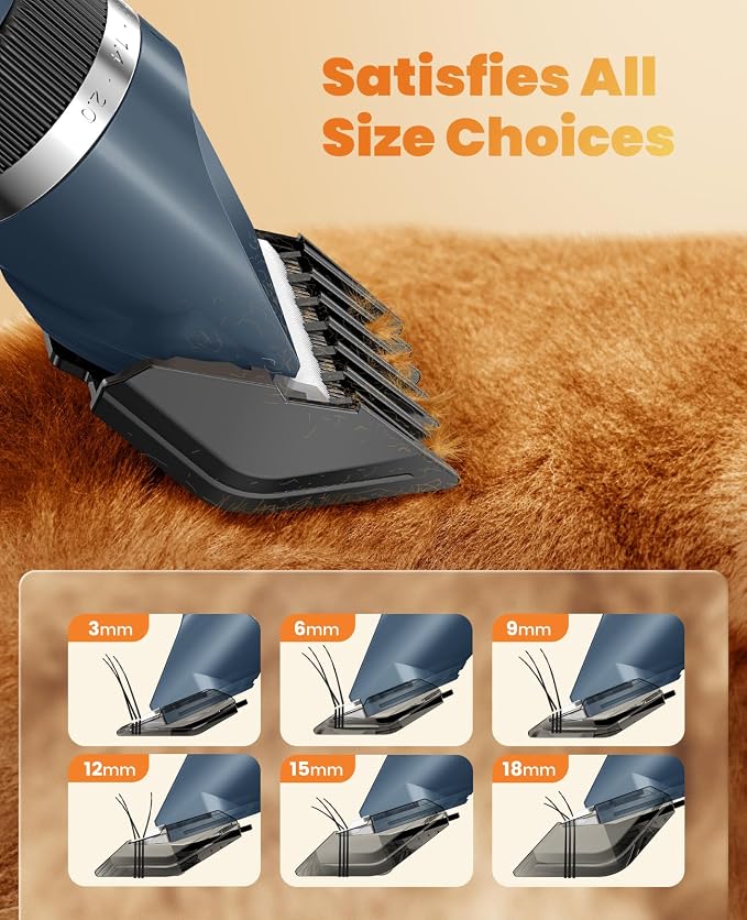 oneisall 4-in-1 Dog Clippers & Paw Trimmer Kit