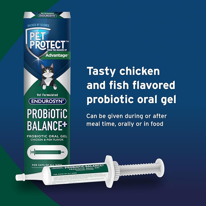 Pet Protect Cat Probiotic Balance+ Oral Gel, Chicken & Fish Flavor, 15g