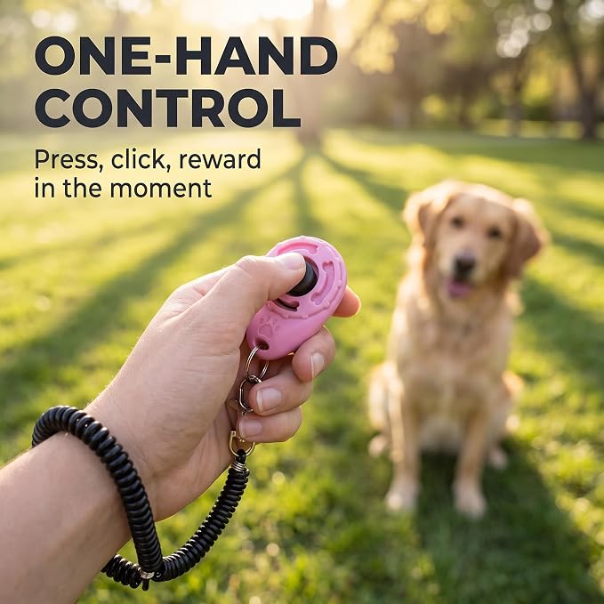 Jinshining Pink Clicker, 1 Pc