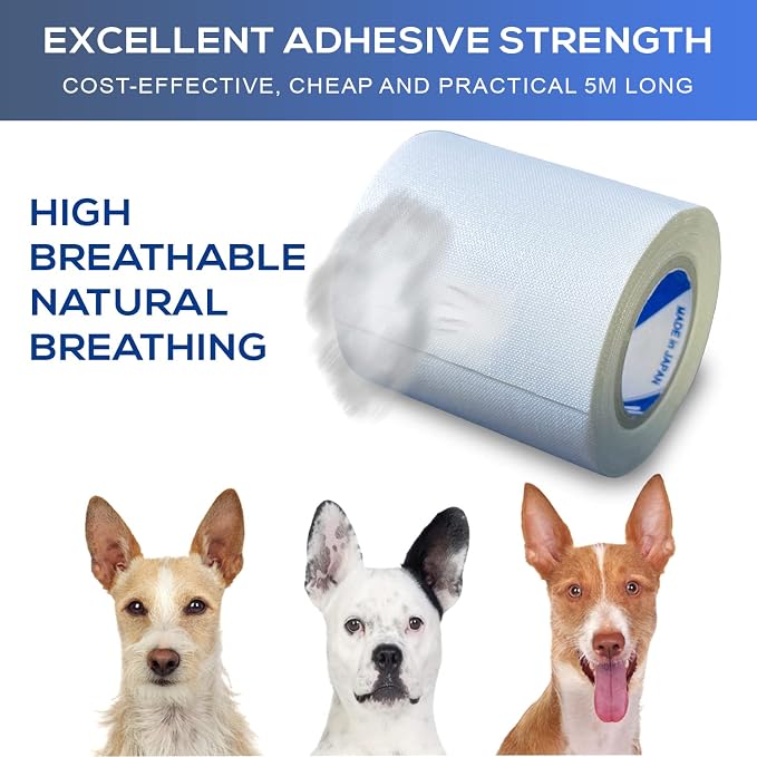 Ear Tape for Dogs, 1 Pack, 2.0 inch (50mm)