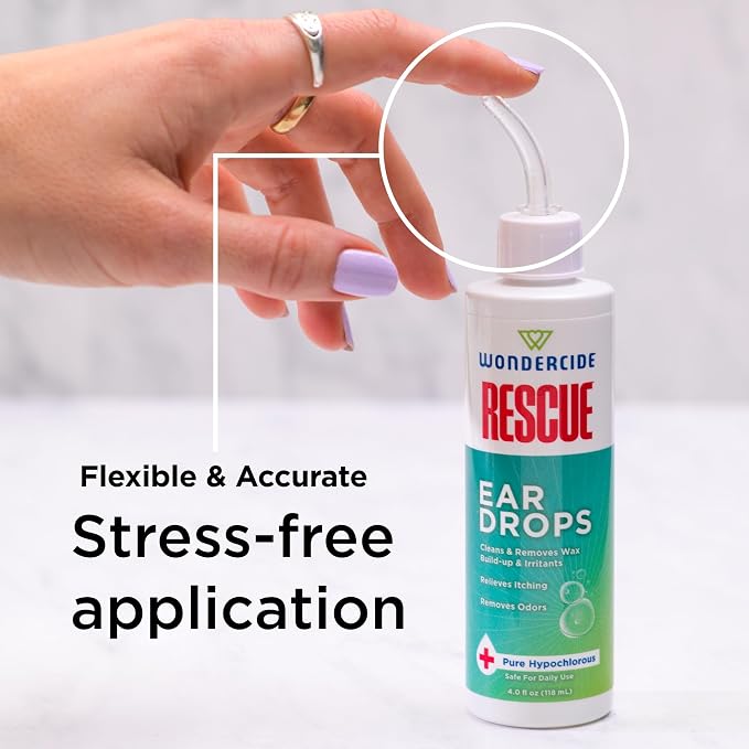 Wondercide Rescue Ear Drops for Pets, 4 oz