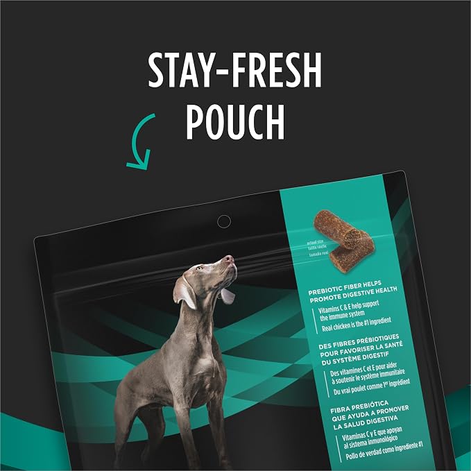 Pro Plan Veterinary Diets Purina Digestive Health Bites Dog Treat Chews - 16 oz. Pouch