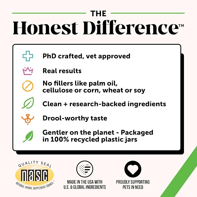 Pet Honesty Probiotic Chews for Dogs - Pumpkin, 180ct