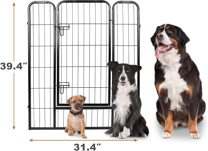 ZENY Dog Playpen, 40in 8 Panels