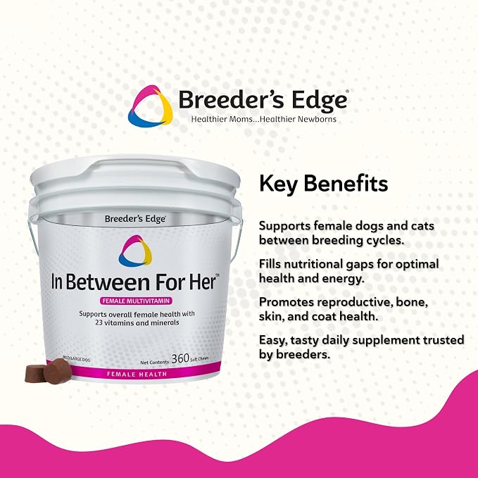 Breeder's Edge in Between for Her, for Breeding Med/Lg Dogs & Cats 360ct