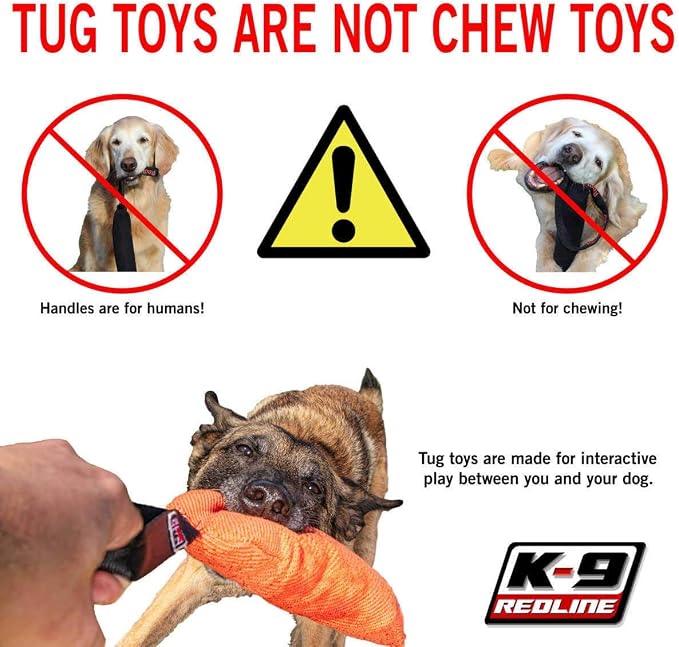 REDLINE K-9 Durable Interactive Floating Fire Hose Tug Toy (2 inch x 16 inch)