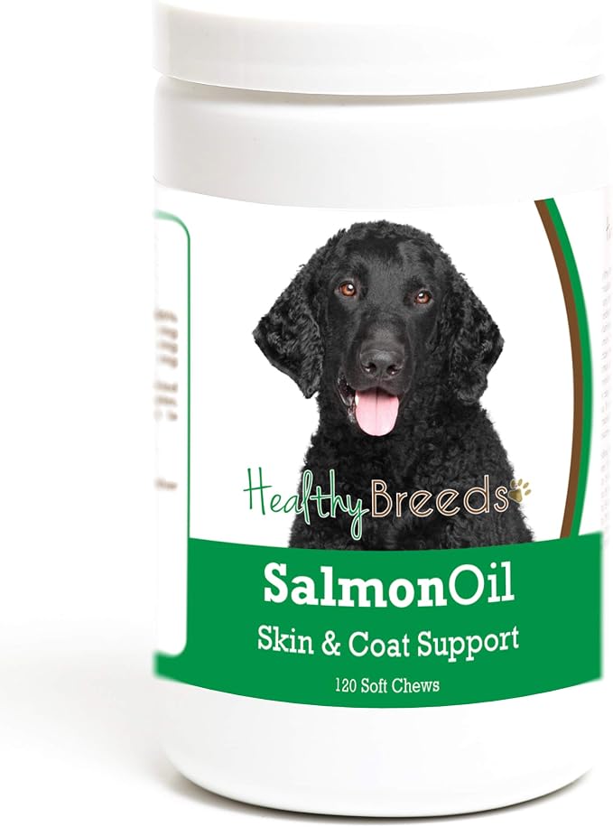 Healthy Breeds Curly-Coated Retriever Salmon Oil Soft Chews 120 Count
