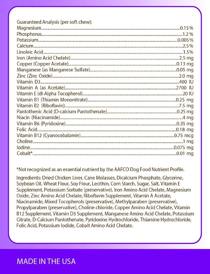 Healthy Breeds Kuvasz Multivitamin Soft Chew for Dogs 180 Count
