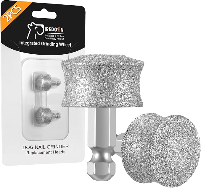 IREDOON Dog Nail Grinder Replacement Head, 2pcs
