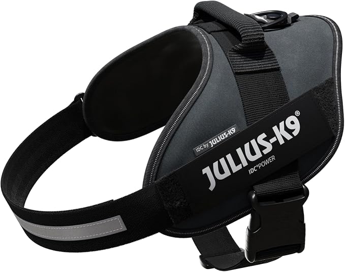 Julius-K9, 16IDC-ANT-2, IDC Powerharness, Dog Harness, Size: 2, Anthracite