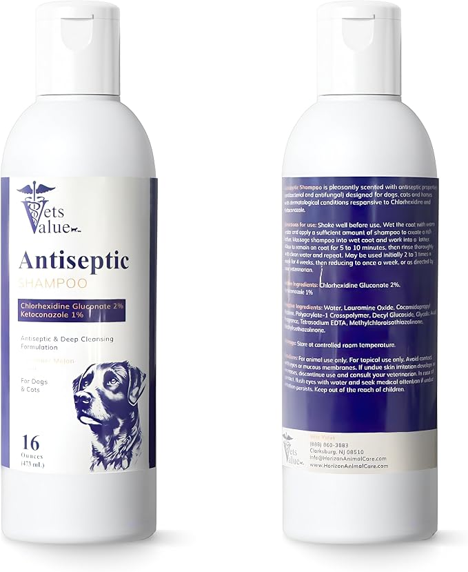 Dog & Cat Shampoo - Deep Cleansing Grooming Wash with Odor Control, Designed for Routine Care and Healthy Skin & Coat Support, Gentle Formula, 16 oz, Made in USA
