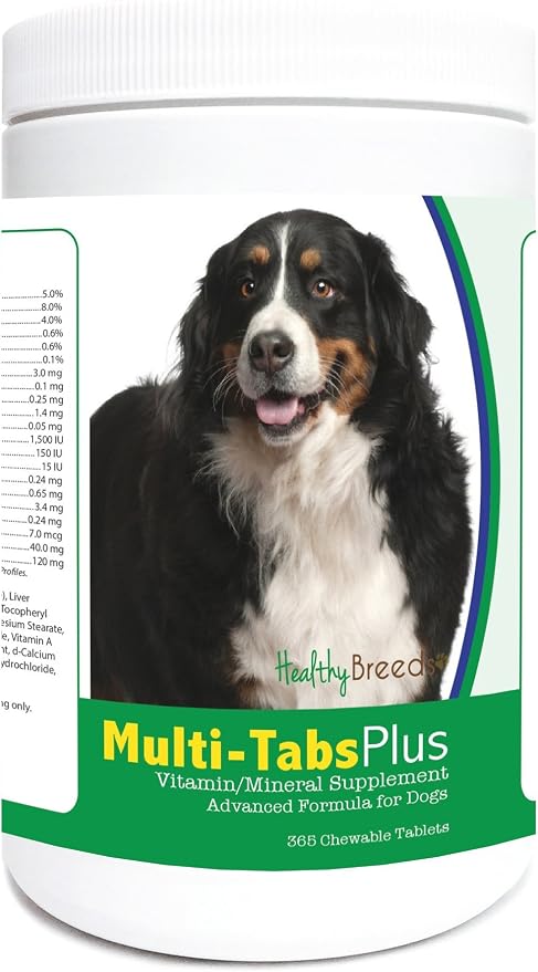 Healthy Breeds Bernese Mountain Dog Multi-Tabs Plus Chewable Tablets 365 Count