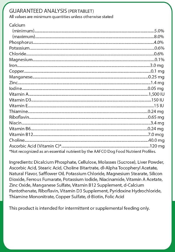 Healthy Breeds Chinook Multi-Tabs Plus Chewable Tablets 180 Count