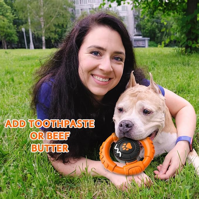Dog Toys for Aggressive Chewers Large Medium Small Breed, Indestructible Durable Tough Dog Chew Toys to Keep Them Busy, Nylon Rubber Interactive Dog Toys