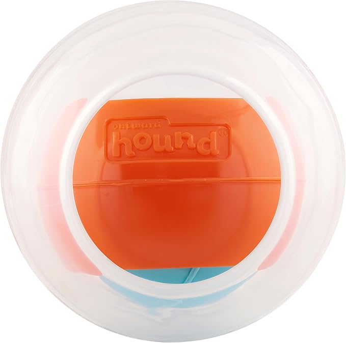 Outward Hound by Nina Ottosson Topsy Treat Ball Dog Puzzle, Level 1 Beginner, Orange