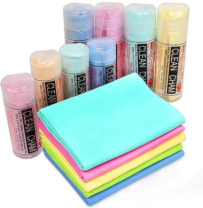 GabeFish Super Absorbent Shammy Dog Towels Quick Dry Eco-Friendly Soft Multifunctional Pets Cats Towel Packs Large 2PC