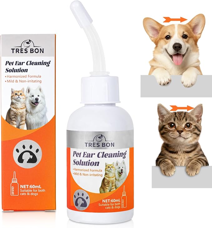 Ear Cleaner Solution for Dogs and Cats