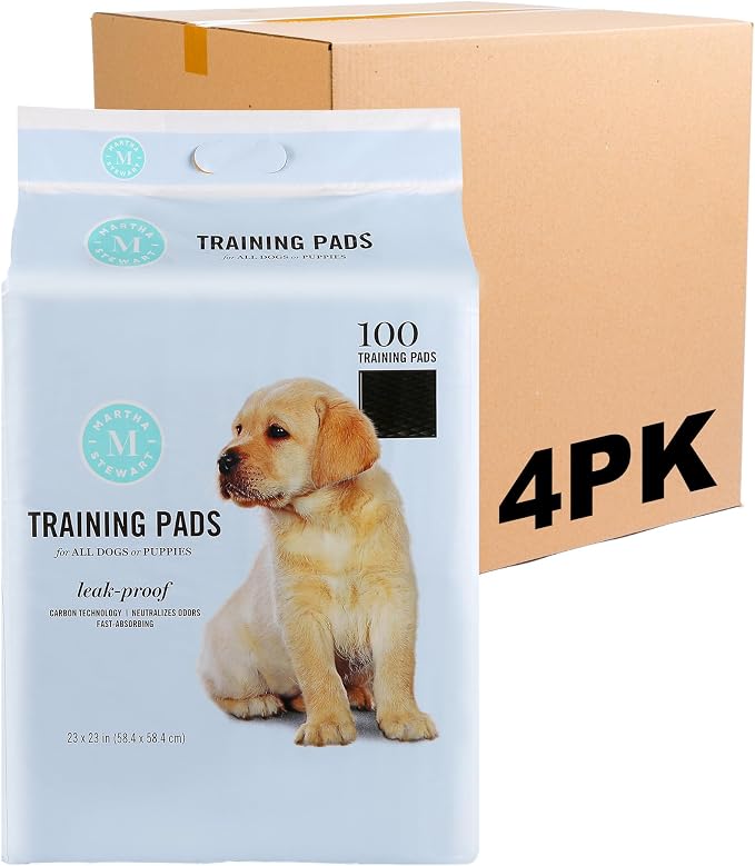Martha Stewart for Pets Training Pads for All Dogs & Puppies | 23" x 23" Puppy Pads Effective Way to Train Your Dog or Puppy and Keep Your Home Clean (Pack of 1,100 Count Total)