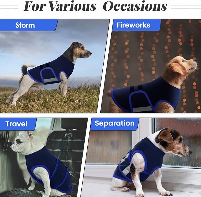MIGOHI Dog Anxiety Relief Coat, Medium, Small