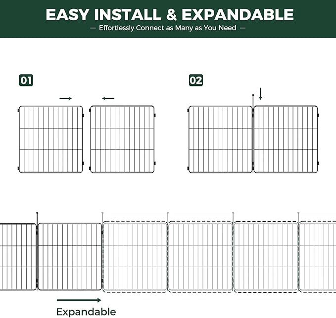FXW MiniPaws Unleashed Dog Playpen, 20in 24 Panels
