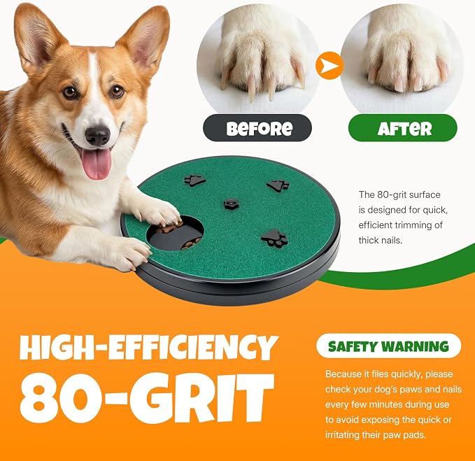Mcbazel Dog Nail Scratch Board, 13in, with Treat Box