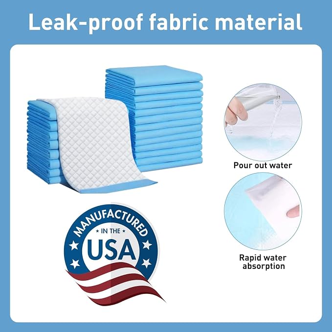 Disposable Dog Pee Pads, Ultra Absorbent Leak-Proof Puppy Potty Training Pads, Quick Dry Pet Pads for Dogs, Cats, Rabbits, Puppy Pads for Housebreaking, Crate, Whelping (13x18inch,300 Count)