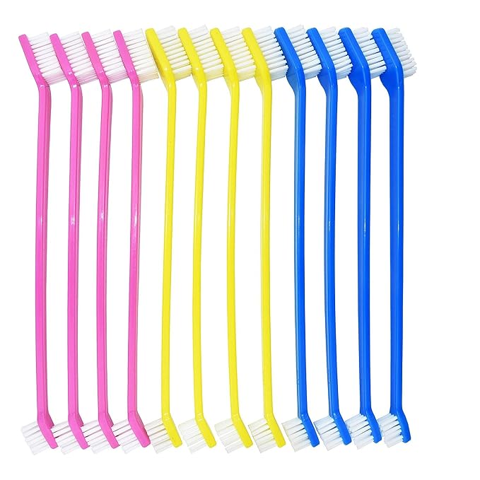 20 PCS Pet Dog Soft Toothbrush - Finger Toothbrush for Small to Large Dogs