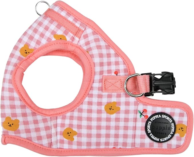 Puppia Spring and Summer Fashion Step-in Vest Dog Harness, Indian Pink_Baba, Small