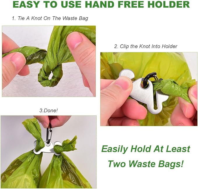 Dog Waste Bag Dispenser Pet Poop Bags Holder for Doggie Waste Bags Dispensers Soft Fabric Zipper Small Doggy Puppy Pouch for Leash Accessory Attachment with Carrier,Orange